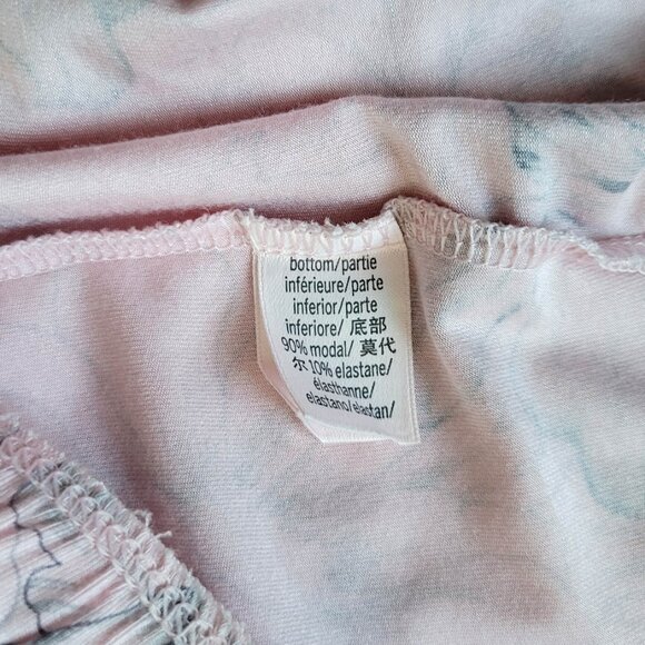 Victoria's Secret Modal Pajama Set Pink Floral Button Long Sleeve 2 piece S Tall - Picture 16 of 16